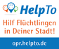 Help To - Hilf Flüchtlingen in Deiner Stadt! Logo mit website